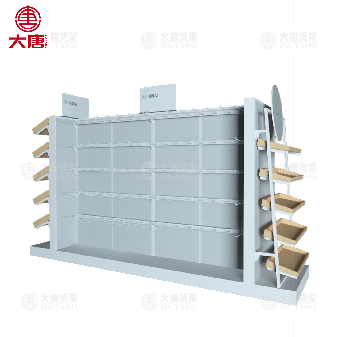 臨夏回族展示精品貨架,精品貨架廠家,飾品店貨架,大唐貨架