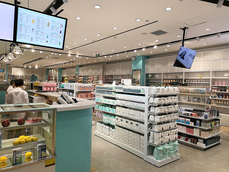 天河定制精品店陳列柜,定制精品展示架,精品店貨架廠家
