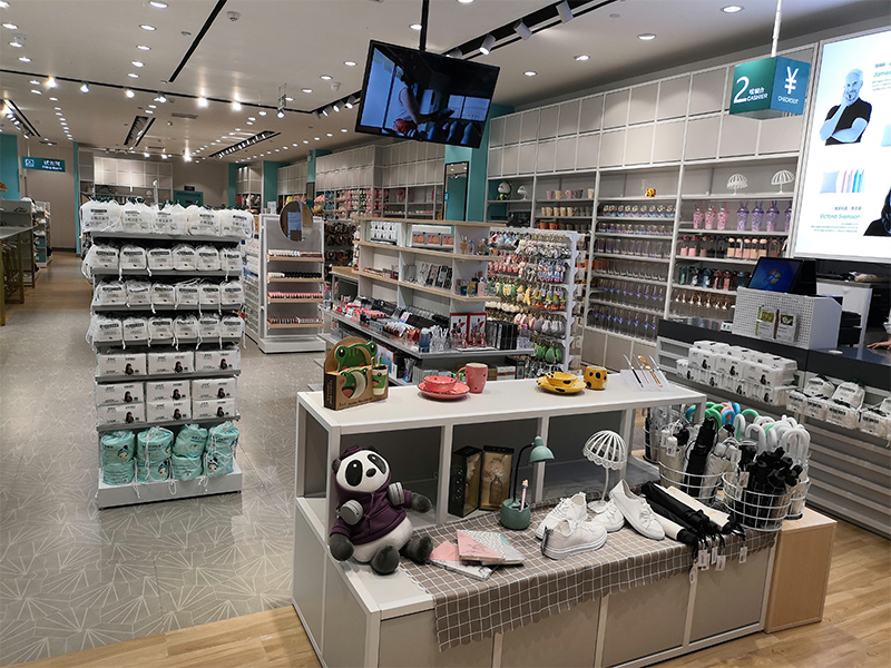 天河定制精品店陳列架,10元店貨架,2元店陳列架