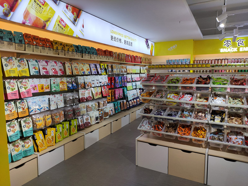 湖北零食小食品店展示貨架