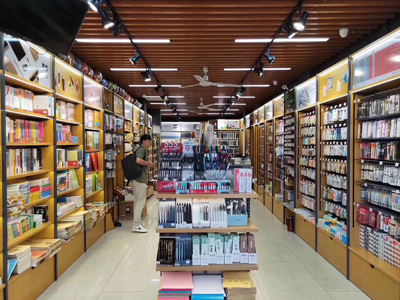 天河文具店貨架,定制文體店展示架,文體店陳列架定制,廣州大唐貨架,大唐展示貨架
