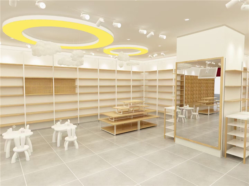 天河三元店貨架,精品店展示架,家居百貨貨架