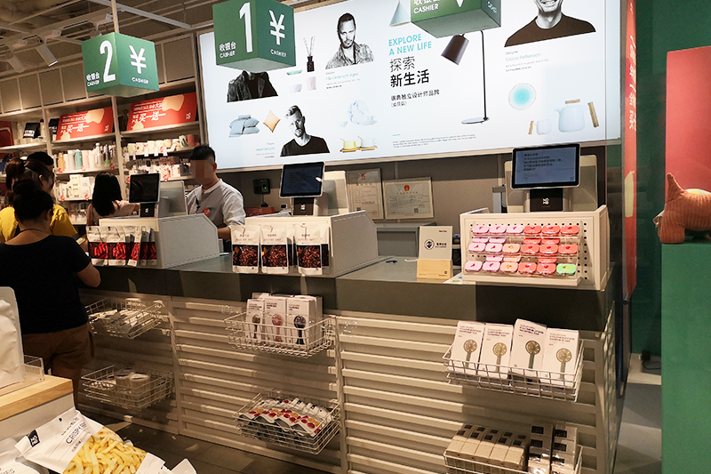精品店貨架，精品店陳列架，飾品貨架，展示貨架，大唐展示貨架，北歐風(fēng)貨架，三元店貨架