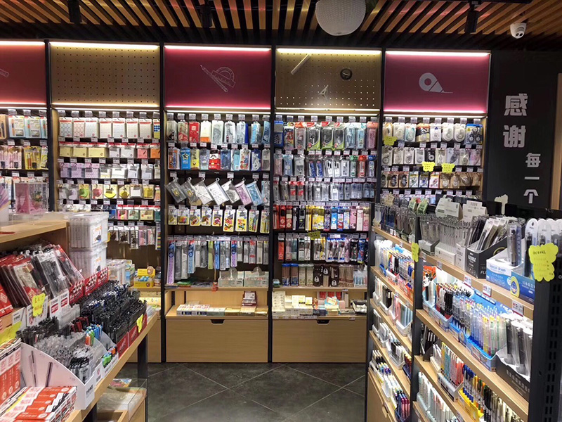 天河鋼木貨架,晨光貨架,文體店展示架,大唐陳列架